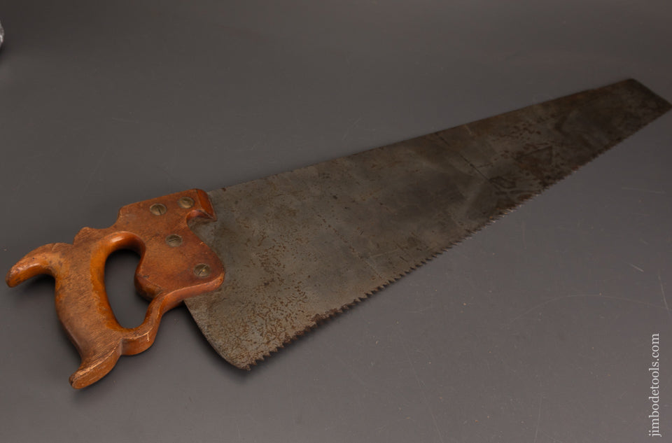 Massive-28-Inch-DISSTON-No.-7-Rip-Hand-Saw-122306