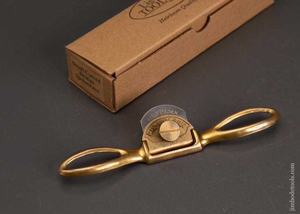 Mint-in-Box-LIE-NIELSEN-Small-Curved-Bronze-Spokeshave-122311
