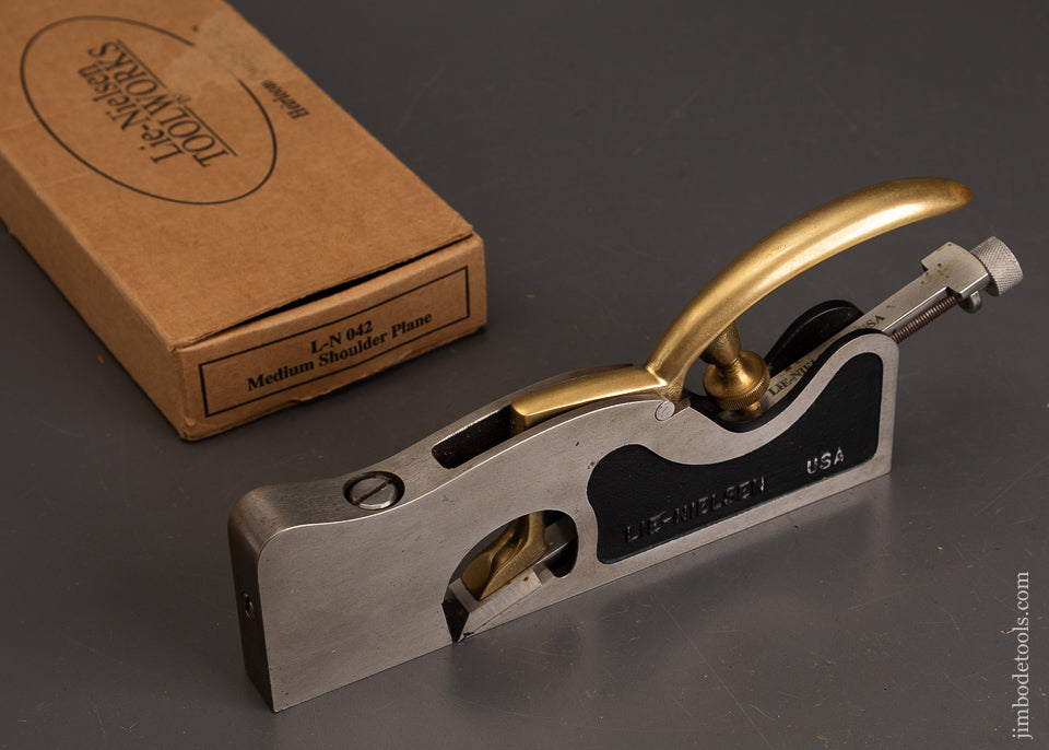 Backordered-&-Unavailable-LIE-NIELSEN-No.-042-Shoulder-Plane-Near-Mint-in-Box-122339