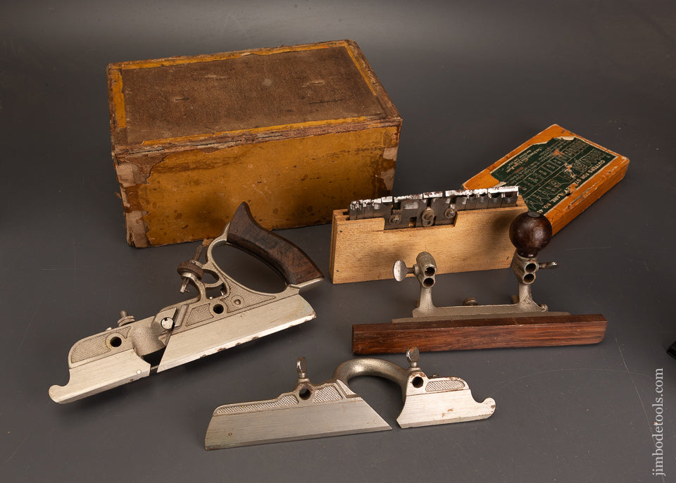100%-Complete-STANLEY-No.-45-Combination-Plane-Near-Mint-in-Box-122345