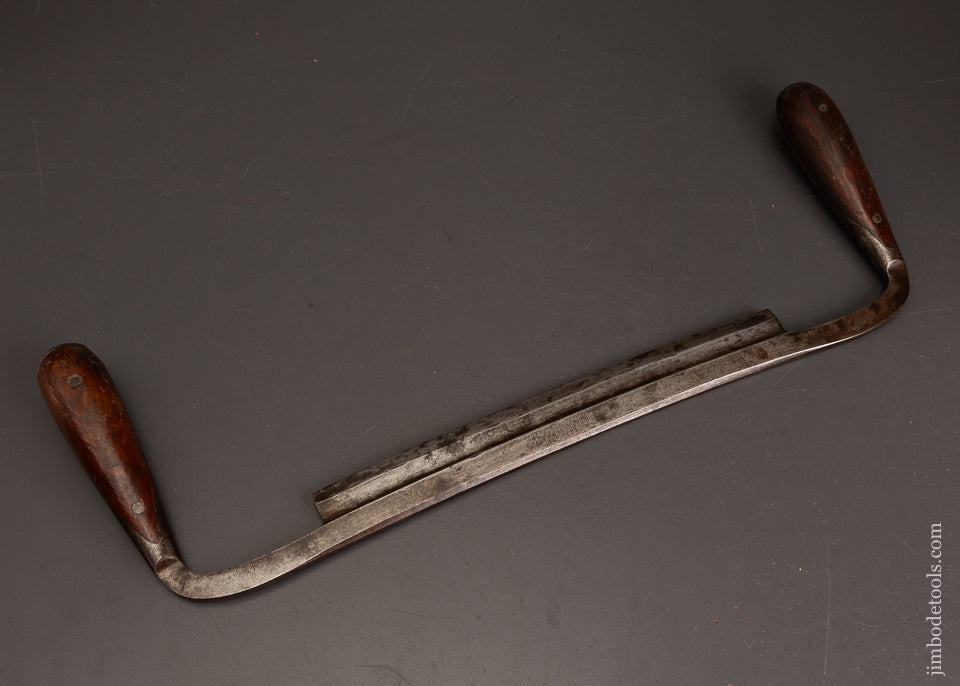 Rare-10-inch-WARD-Patent-March-12,-1907-H.D.-SMITH-&-CO.-“Perfect-Handle”-Draw-Knife-122348