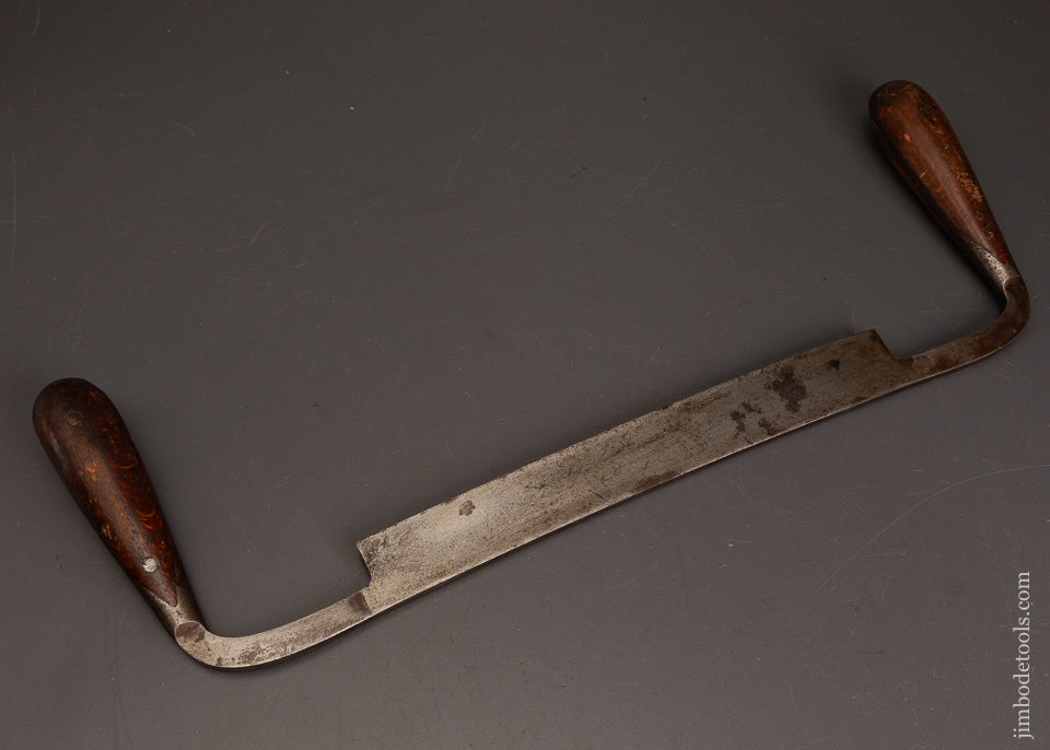 Rare-10-inch-WARD-Patent-March-12,-1907-H.D.-SMITH-&-CO.-“Perfect-Handle”-Draw-Knife-122348