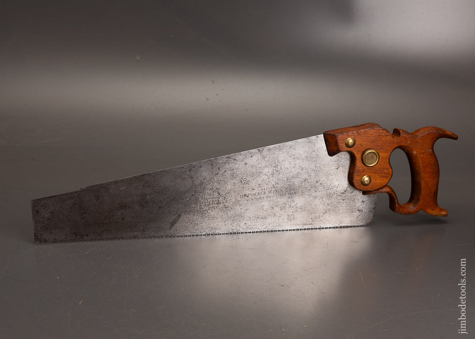 Fine-DISSTON-No.-7-Made-for-Hammacher-Schlemmer-Hand-Saw-122353