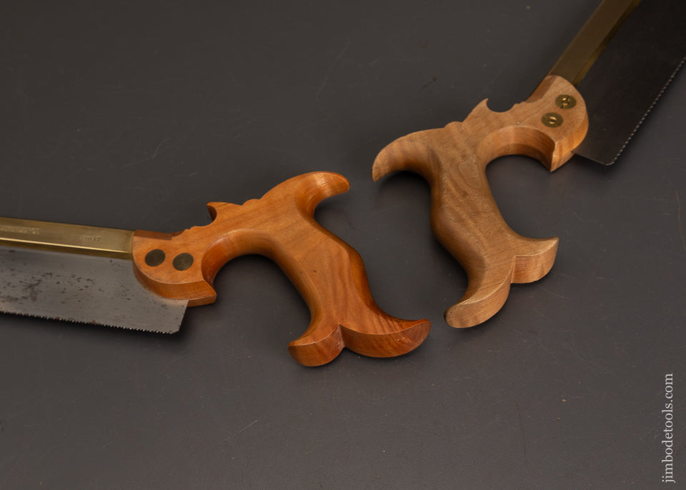 Fine-Pair-of-LIE-NIELSEN-Independence-Dovetail-Saws-with-Sheaths-in-Original-Box-122370
