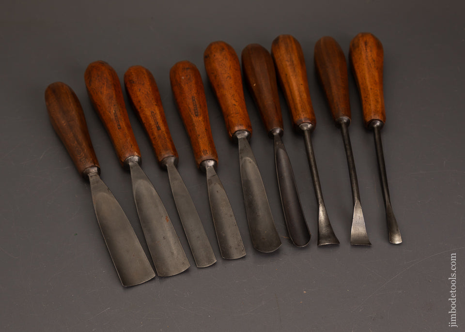 Larger-Sizes-Set-of-9-ADDIS-Carving-Tools-Chisels-Gouges-122385