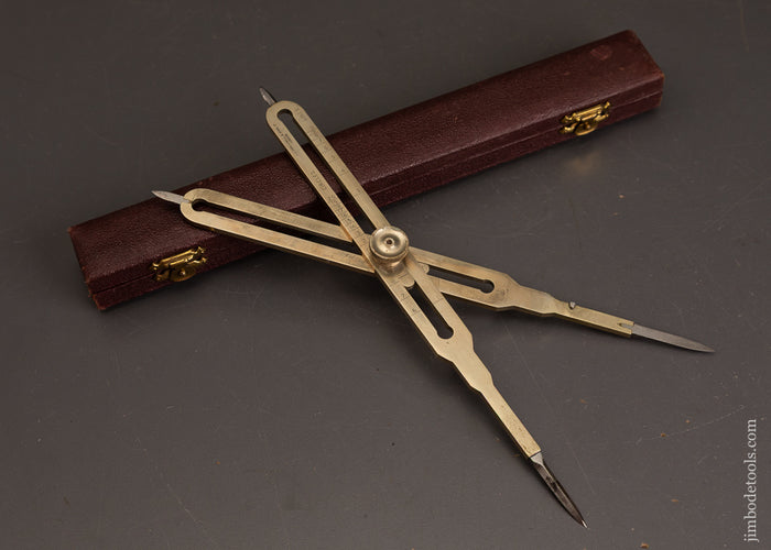 J.J.-THREADWELL-&-SONS-LONDON-German-Silver-Proportional-Dividers-9-Inch-122401