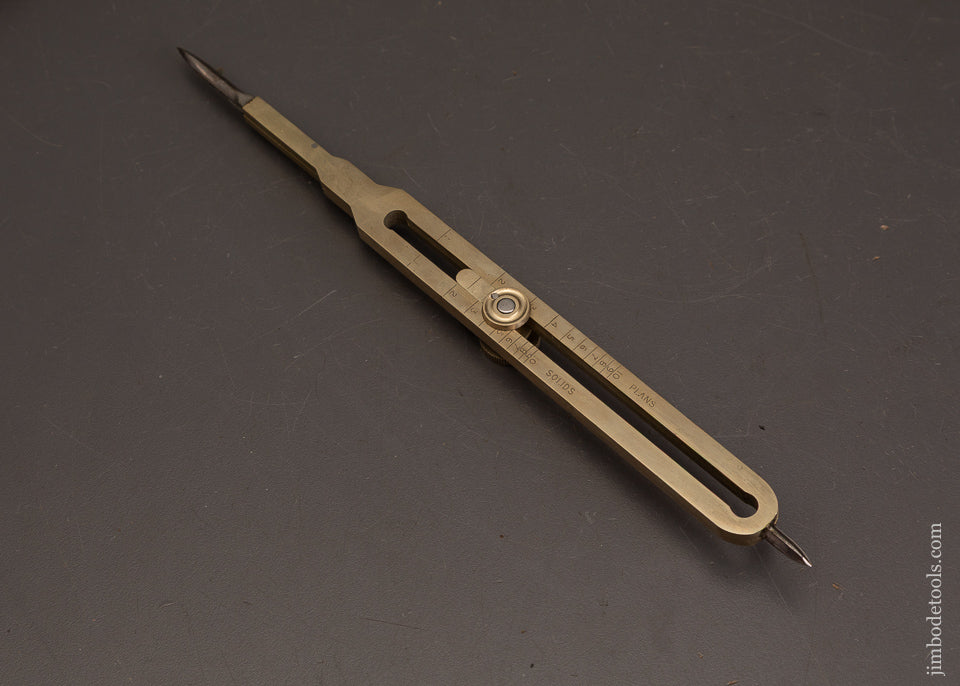 J.J.-THREADWELL-&-SONS-LONDON-German-Silver-Proportional-Dividers-9-Inch-122401
