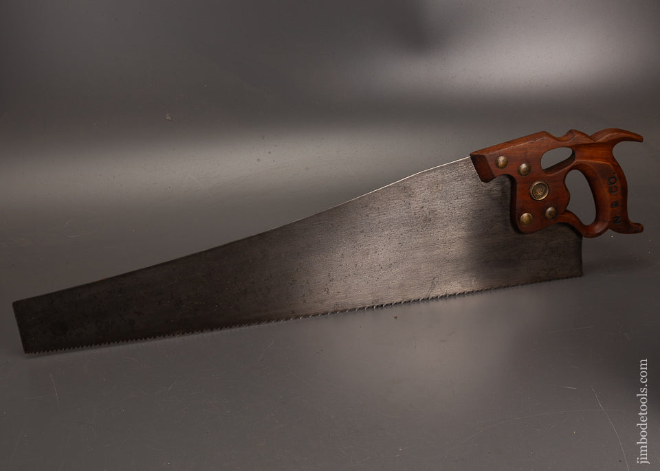Straight-&-Sharp-DISSTON-D-8-Thumb-Hole-Rip-Hand-Saw-122405