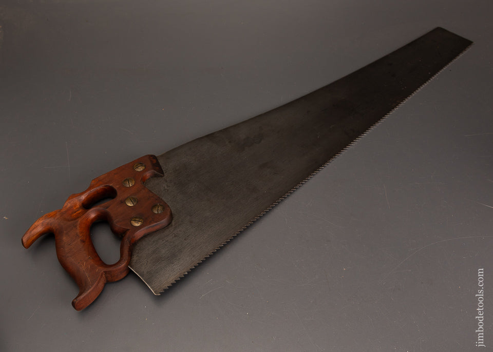 Straight-&-Sharp-DISSTON-D-8-Thumb-Hole-Rip-Hand-Saw-122405