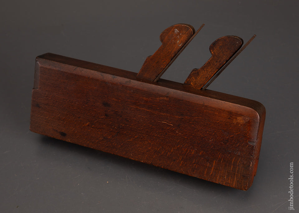Extra-Fine-MOSELEY-Air-Tight-Case-Moulding-Plane-with-Double-Iron-&-Brass-Fence-122409