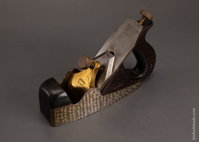 Extra-Fine-NORRIS-A5-Infill-Smooth-Plane-with-Original-Engine-Turned Sides-&-Patent-Adjuster-122410