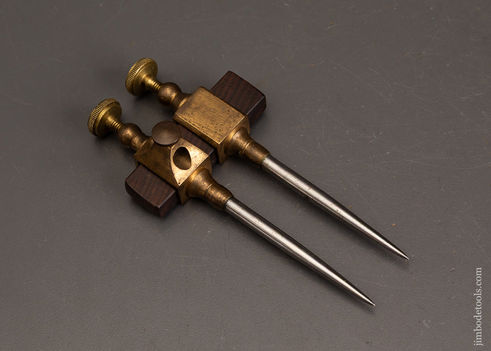 Beautiful-PRESTON-Brass-Trammel-Points-122427