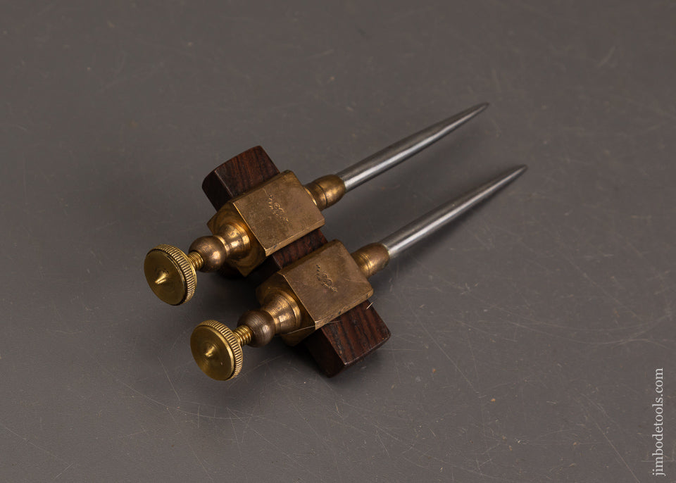 Beautiful-PRESTON-Brass-Trammel-Points-122427