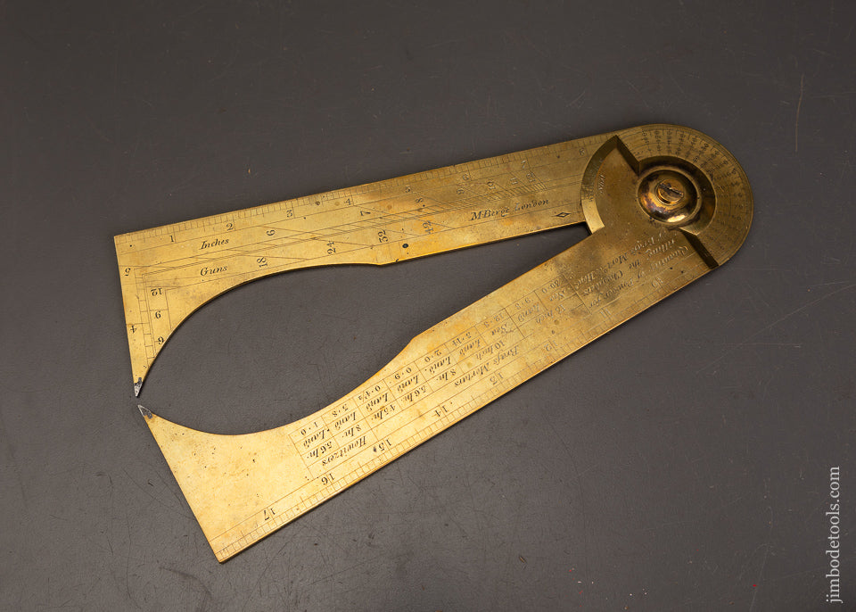 M.-BERGE-LONDON-10-1/2-Inch-Gunner’s-Calipers-122457-AS-OF-OCT-28