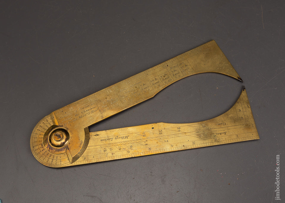 M.-BERGE-LONDON-10-1/2-Inch-Gunner’s-Calipers-122457-AS-OF-OCT-28