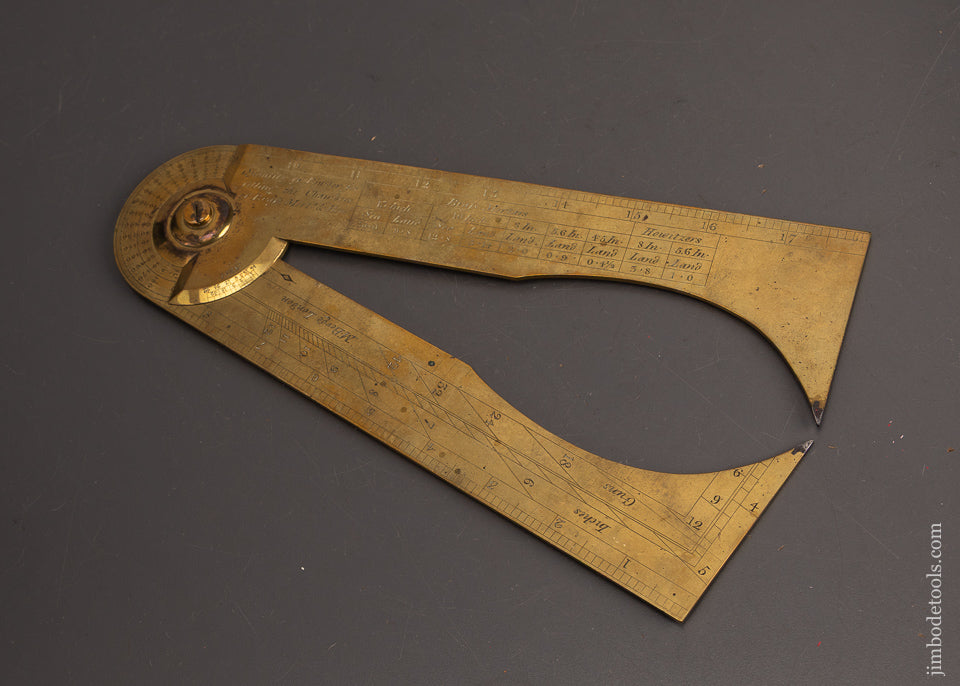 M.-BERGE-LONDON-10-1/2-Inch-Gunner’s-Calipers-122457-AS-OF-OCT-28