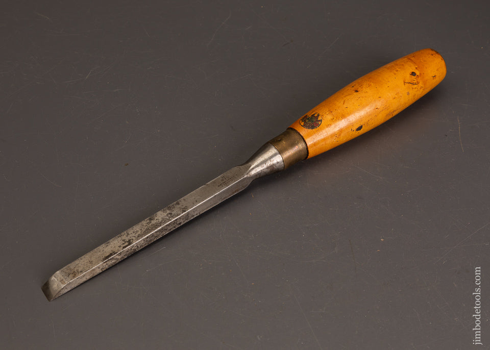 Extra-Fine-MARPLES-1/2-x-13-3/4-Inch-Boxwood-Handled-Mortise-Chisel-122478