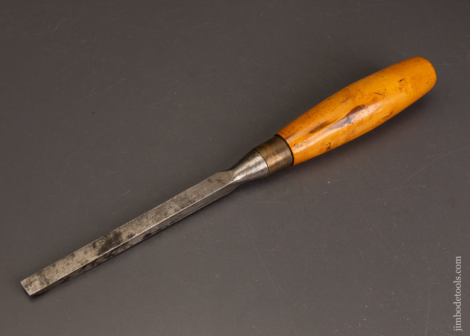 Extra-Fine-MARPLES-1/2-x-13-3/4-Inch-Boxwood-Handled-Mortise-Chisel-122478