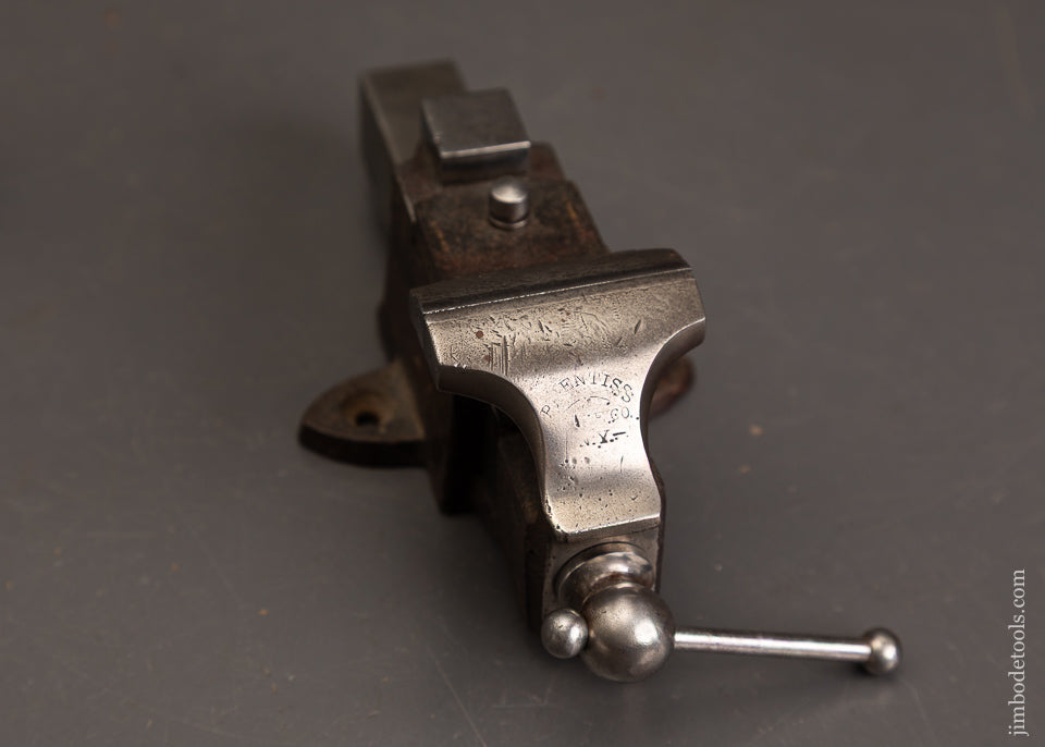 Rare-PRENTISS-PAT’D.-1868-Mini-Swivel-Jaw-Vise-1-3/4-inch-122505-AS-OF-OCT-30