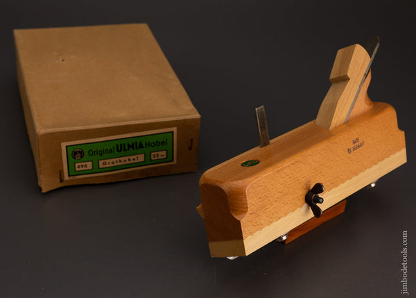 Original ULMIA Hubel Dovetail Plane Mint in Box - 103609