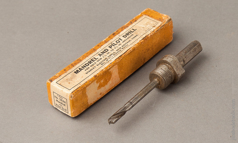 Rare! STANLEY No. 594A Mandrel and Pilot Drill in its Original Box 