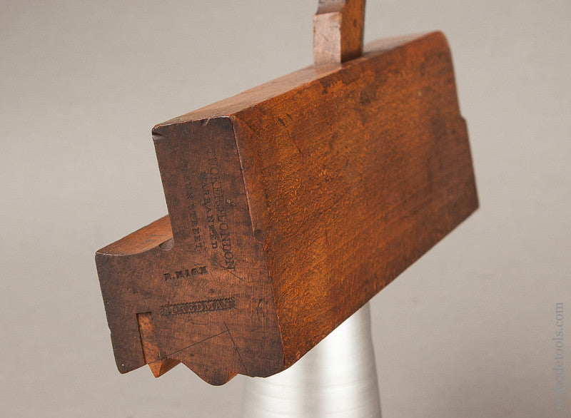 2 3/8 inch Wide Complex Moulding Plane by TUCKER 31 SUN STREET LONDON circa 1833-53 
