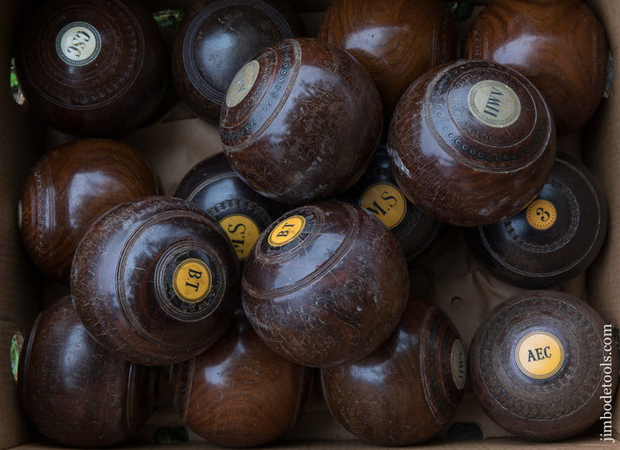 2 Premium Solid Lignum Vitae Lawn Bowls for Mallet Heads - 73377
