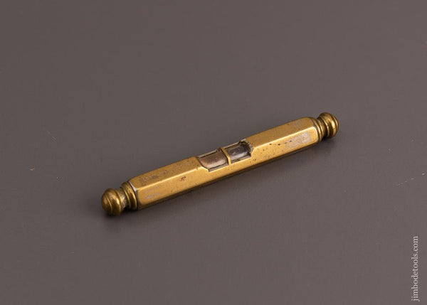 Beautiful Brass 2 1/2 Inch Finial Level by DAVIS LEVEL & TOOL CO. - 63783