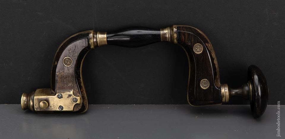 Fabulous SIMS PATENT Brass Frame Ebony Brace - EXCALIBUR 66