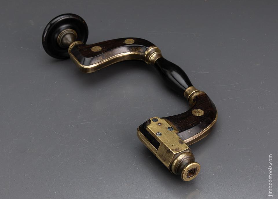 Fabulous SIMS PATENT Brass Frame Ebony Brace - EXCALIBUR 66