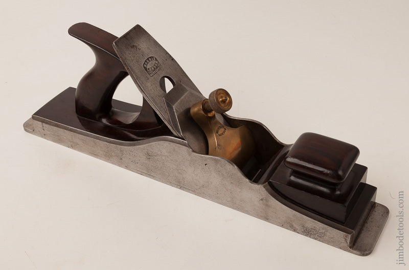 STUNNING Early 16 1/2 inch NORRIS No. One Dovetailed Steel and Rosewood Panel Plane - Excelsior 67045U