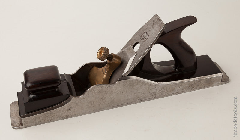 STUNNING Early 16 1/2 inch NORRIS No. One Dovetailed Steel and Rosewood Panel Plane - Excelsior 67045U
