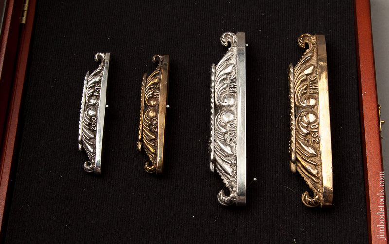 Rare Stunning! Comprehensive Set of 2010 PNTC Best in the West Favor Levels in Lovely Wooden Display Case -- 68779U