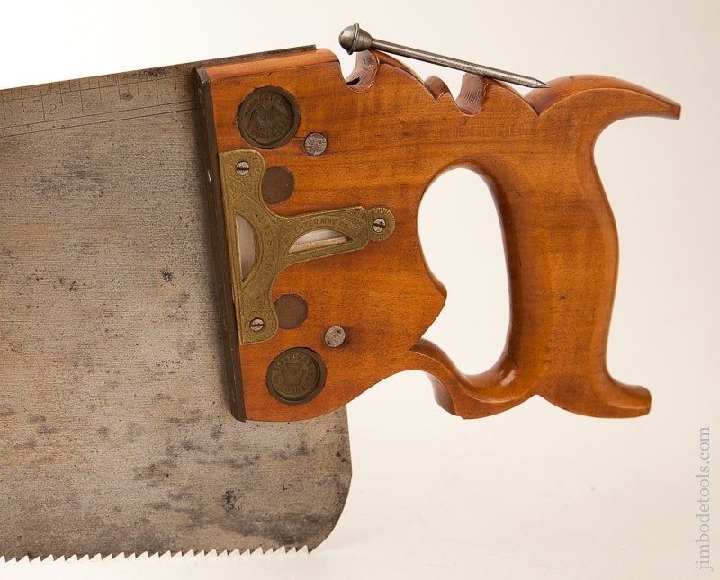 Near Mint! DISSTON No. 43 JACKSON GORHAM Plumb & Level Combination Saw - EXCELSIOR 73375 -