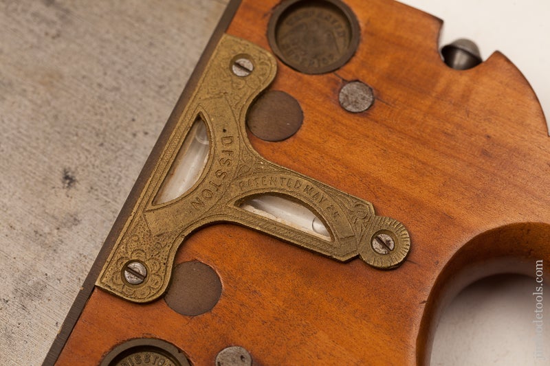 Near Mint! DISSTON No. 43 JACKSON GORHAM Plumb & Level Combination Saw - EXCELSIOR 73375 -