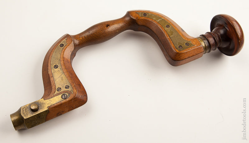 Beech Sheffield Plated Brace with Lignum Head by BOWER -- 73750