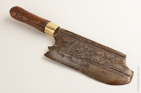 Lovely 18th Century Hachoir French Froe   - 75751