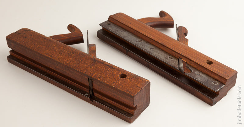 Matched Pair of D.R. BARTON ROCHESTER New York Tongue & Groove Planes for 1 1/4 inch Stock circa 1832-74 FINE -- 75800