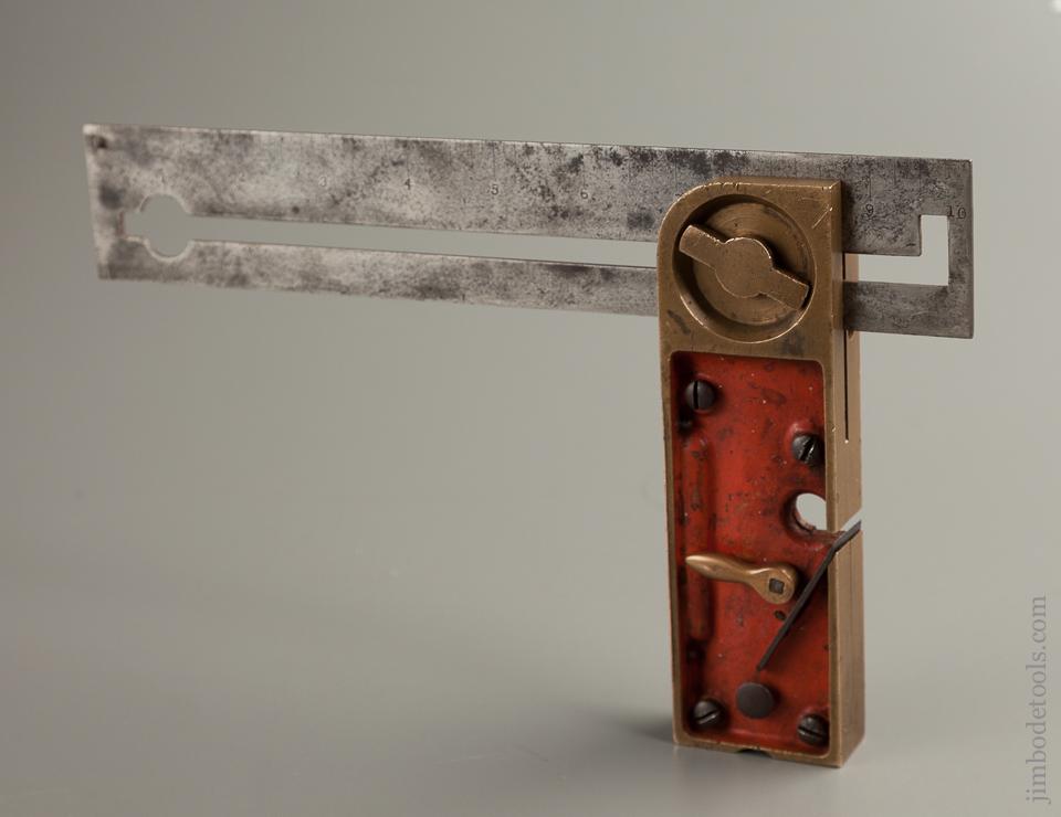 Super Rare! CARROLL THOMAS  Patent January 10, 1882 Nine inch Combination Bevel, Try Square, Rabbet Plane, Level & Marking Gauge! FINE & FLAWLESS * 76265