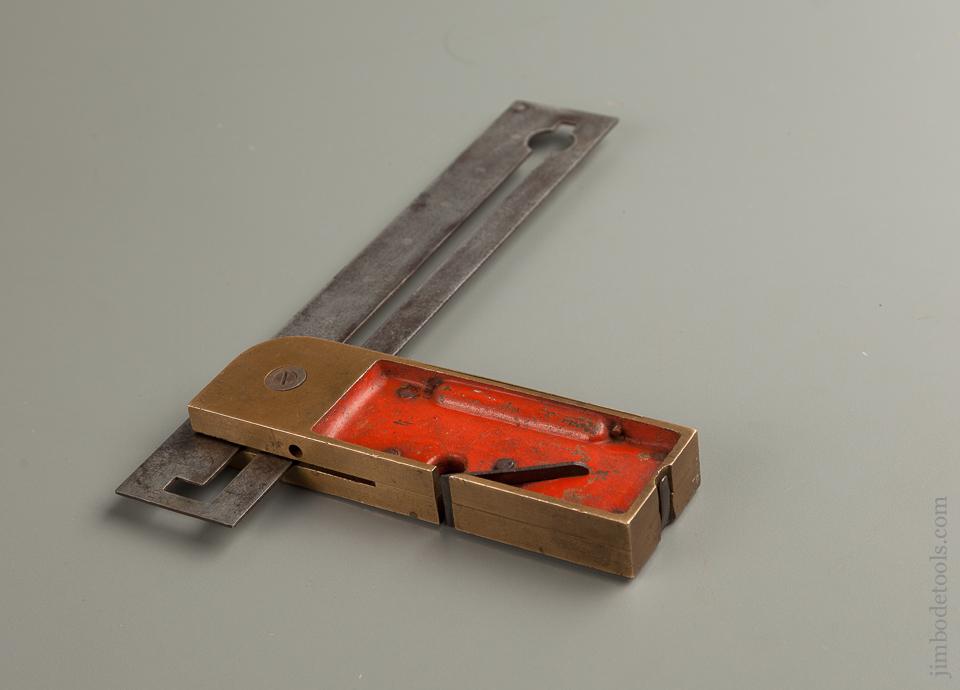 Super Rare! CARROLL THOMAS  Patent January 10, 1882 Nine inch Combination Bevel, Try Square, Rabbet Plane, Level & Marking Gauge! FINE & FLAWLESS * 76265