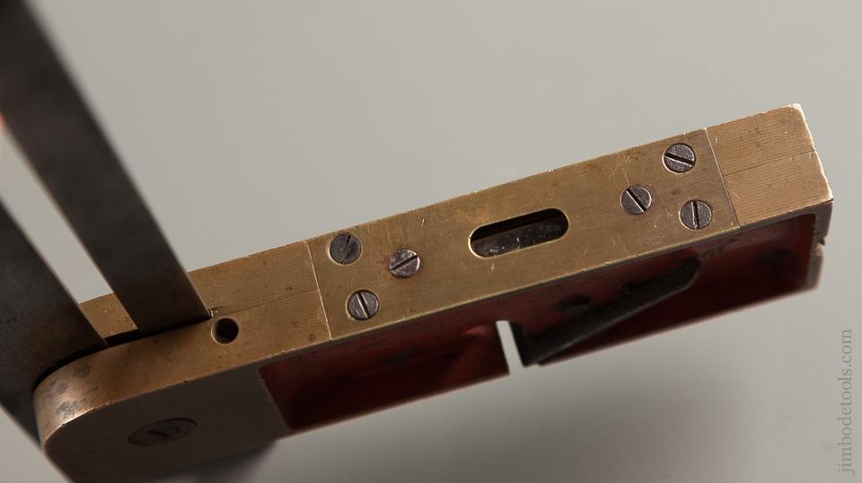 Super Rare! CARROLL THOMAS  Patent January 10, 1882 Nine inch Combination Bevel, Try Square, Rabbet Plane, Level & Marking Gauge! FINE & FLAWLESS - 76265 -