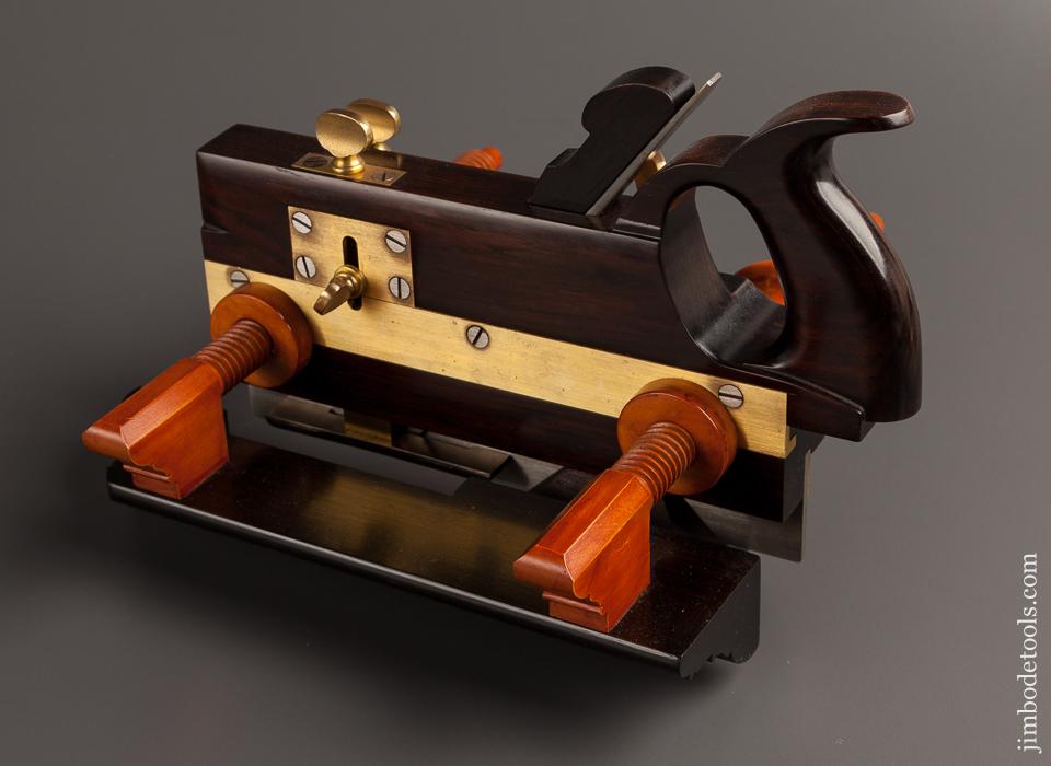 Stunning! MULTIFORM MOULDING PLANE CO Macassar Ebony WORRALL Patent Plough Plow Plane MINT by Modern Master JIM MOON! 