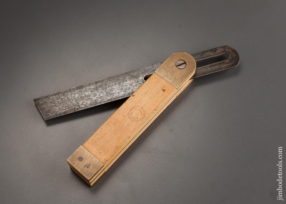 Fine 7 1/2 inch Boxwood & Brass Bevel By ELLIOTT LUCAS - 78912R