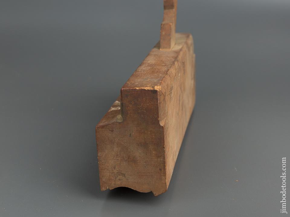 Two inch Wide AUBURN TOOL CO No. 128 Complex Molding Plane circa 1864-93 FINE - 79590