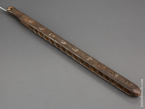 RARE Eleven inch Molasses Plumb Bob - 80649