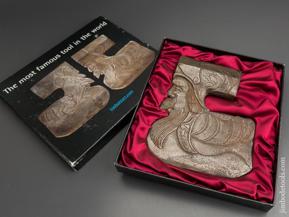 Stunning Replica Medieval Sculpted Figural Axe Tool No. 100 of 100 in Original Box - EXCELSIOR 80684