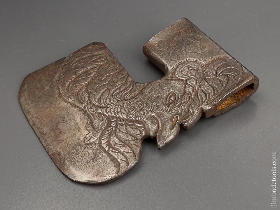 Stunning Replica Medieval Sculpted Figural Axe Tool No. 100 of 100 in Original Box - EXCELSIOR 80684