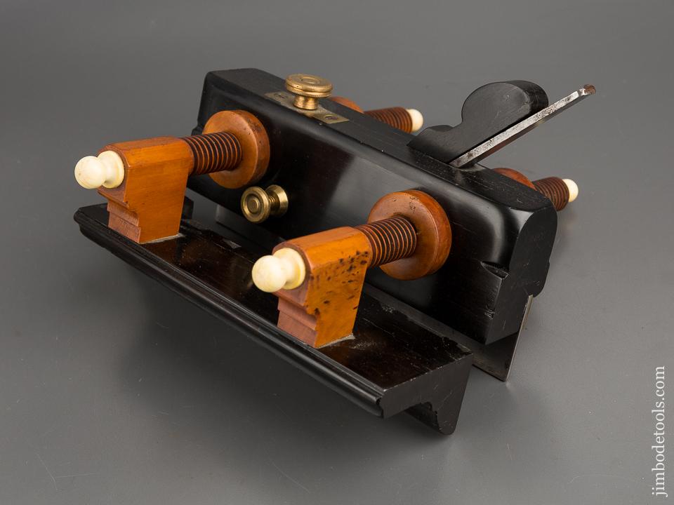 RARE & FINE! Ebony Plow Plane by AUBURN TOOL CO circa 1864-93 Auburn, NY - 81048U