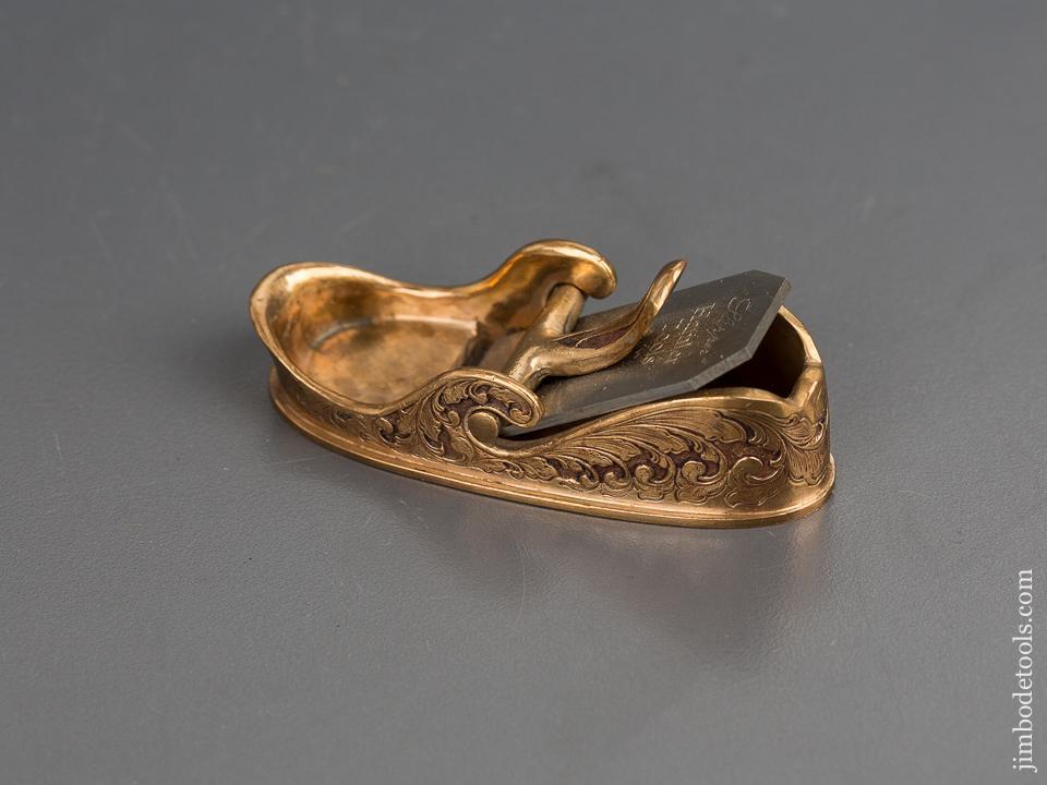 Ornate Miniature 1 1/4 x 3 inch Slipper Plane by PAUL HAMLER - 81424R