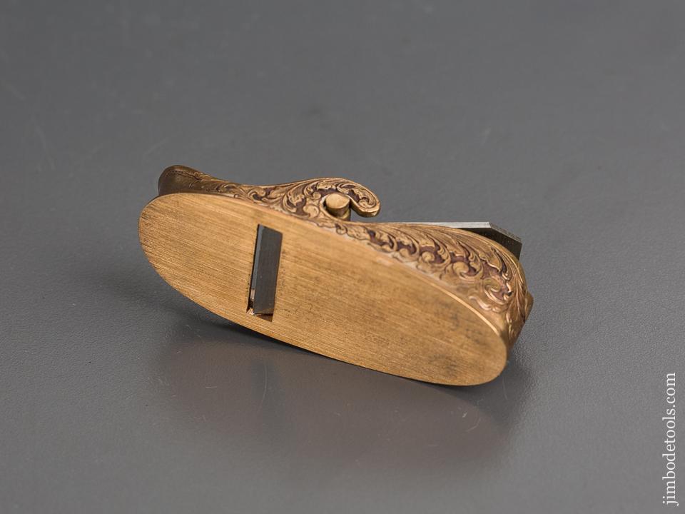 Ornate Miniature 1 1/4 x 3 inch Slipper Plane by PAUL HAMLER - 81424R